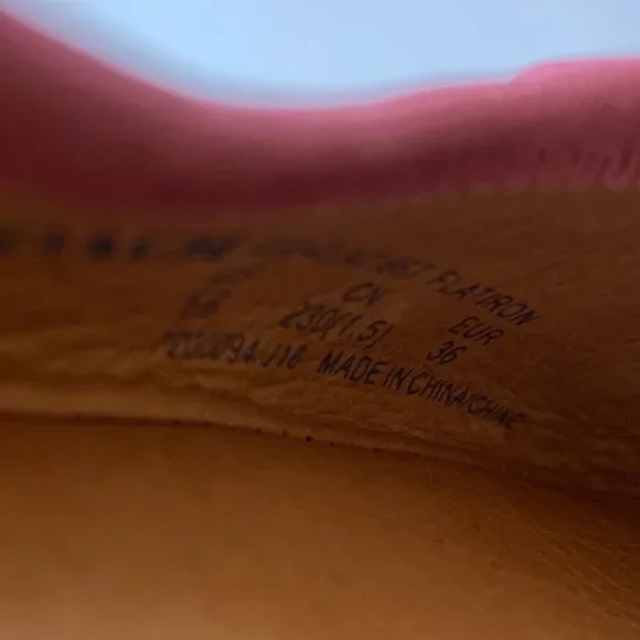 COACH Flatiron Ballet Flats A01667 Rouge Pink w/ Charm NWOB Womens Size 5.5B - Picture 7 of 7